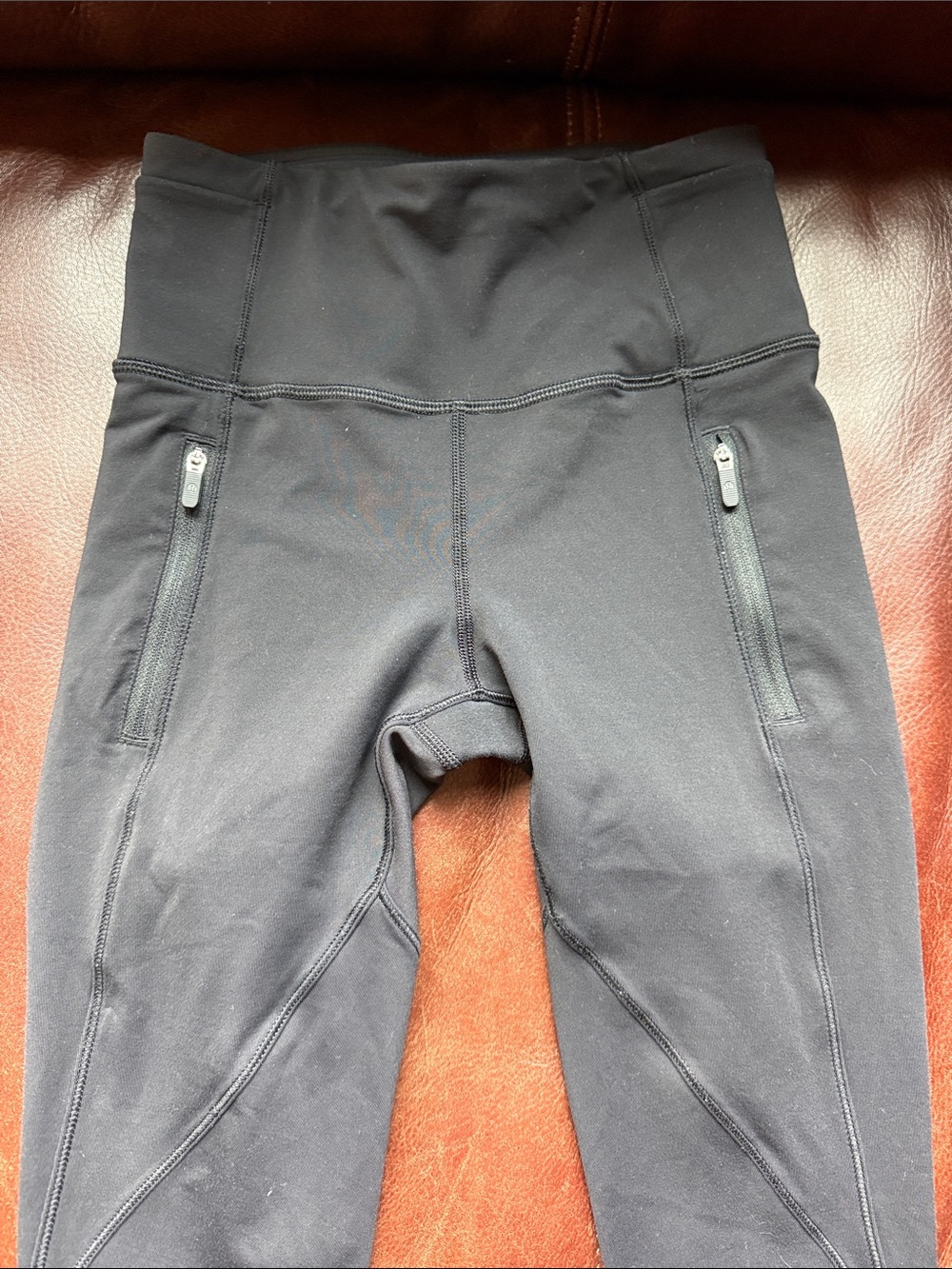 lululemon athletica Black High-Rise Leggings with Zipper Pocket - Picture 5 of 5